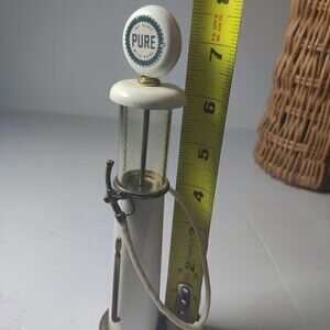 Gas Pump Replica of PURE Gasoline, see through display by Ray Mfg with patent #